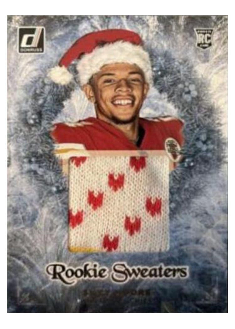 2022 Donruss Rookie Holiday Sweater Skyy Moore #RHS-24 card