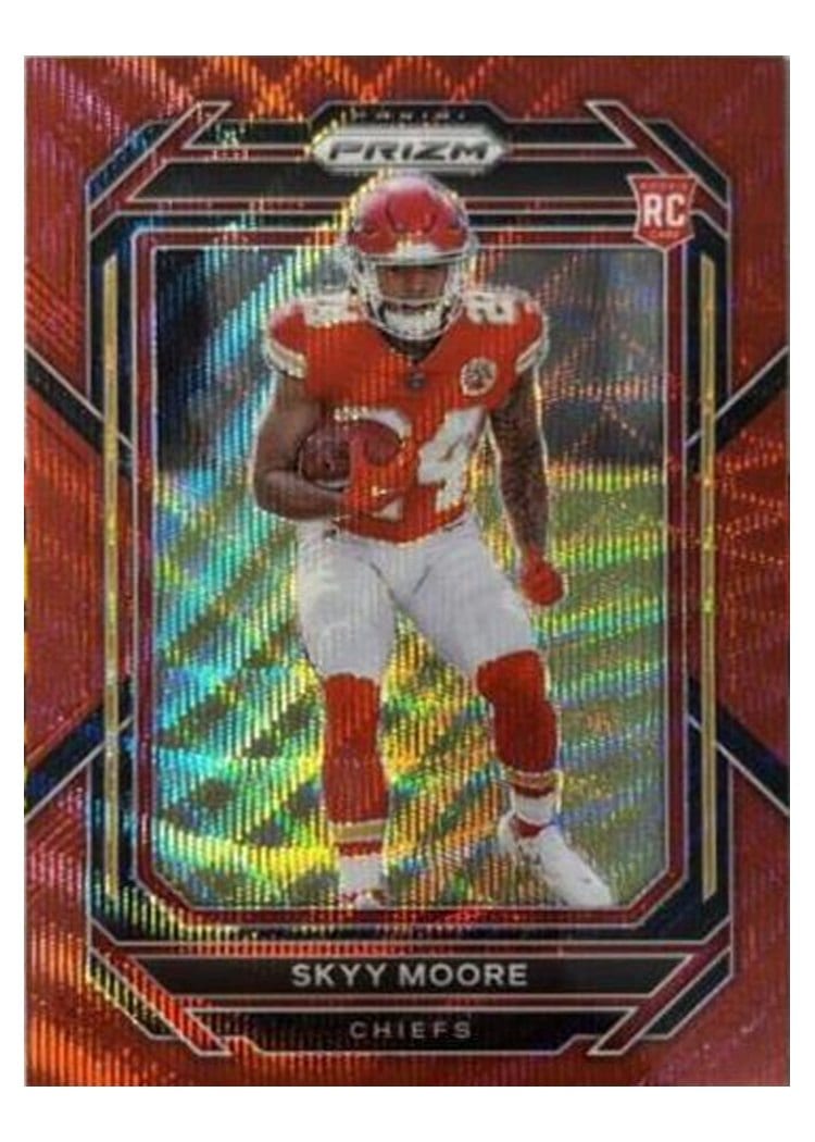 2022 Panini Prizm Base Set Skyy Moore Red Wave #331 card