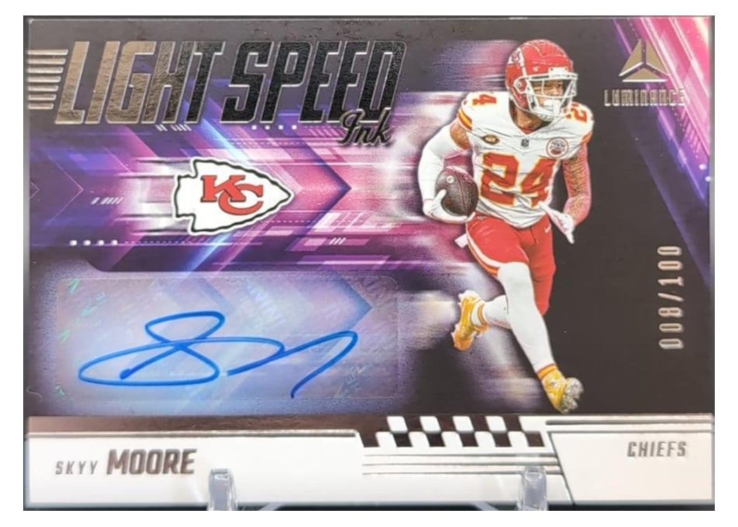 2024 Panini Luminance Light Speed Ink Skyy Moore #LSI-SME card