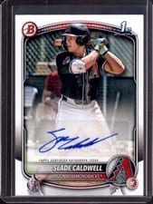 2025 Bowman Prospects Autographs Slade Caldwell #BPA-SC