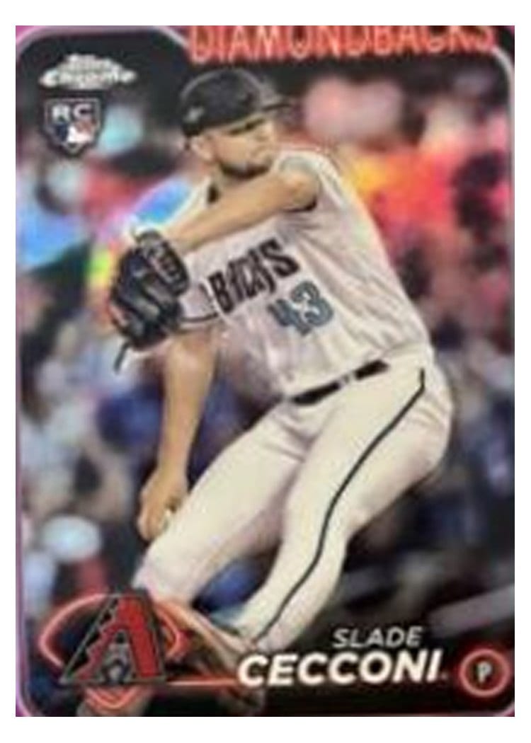 2024 Topps Chrome Slade Cecconi #77 card