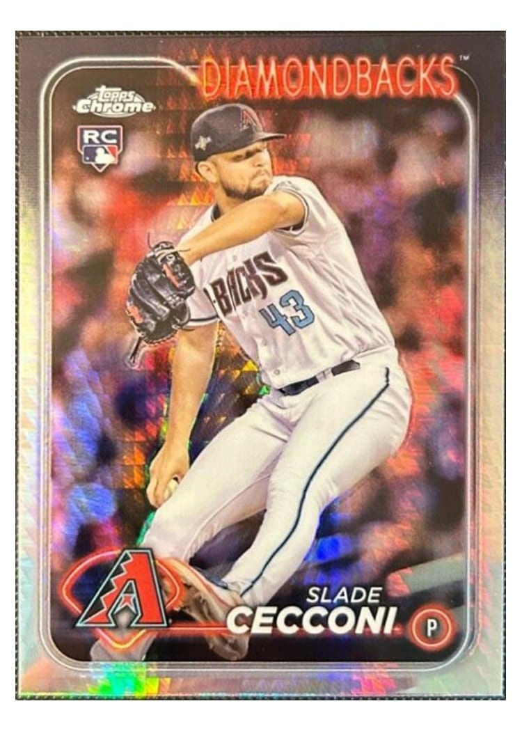 2024 Topps Chrome Slade Cecconi #77 card