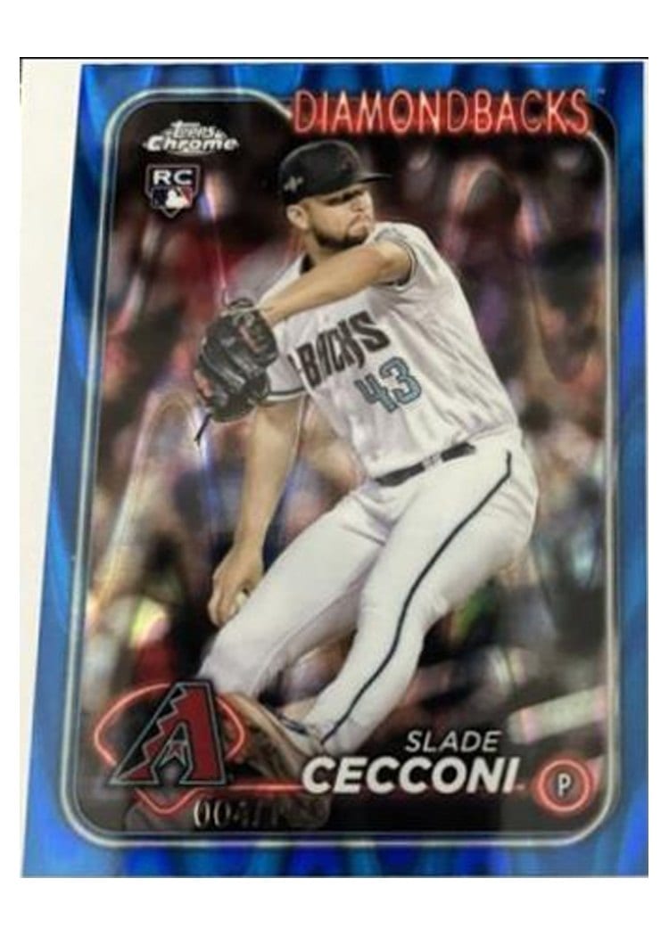 2024 Topps Chrome Slade Cecconi #77 card