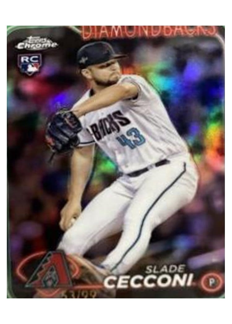2024 Topps Chrome Slade Cecconi #77 card