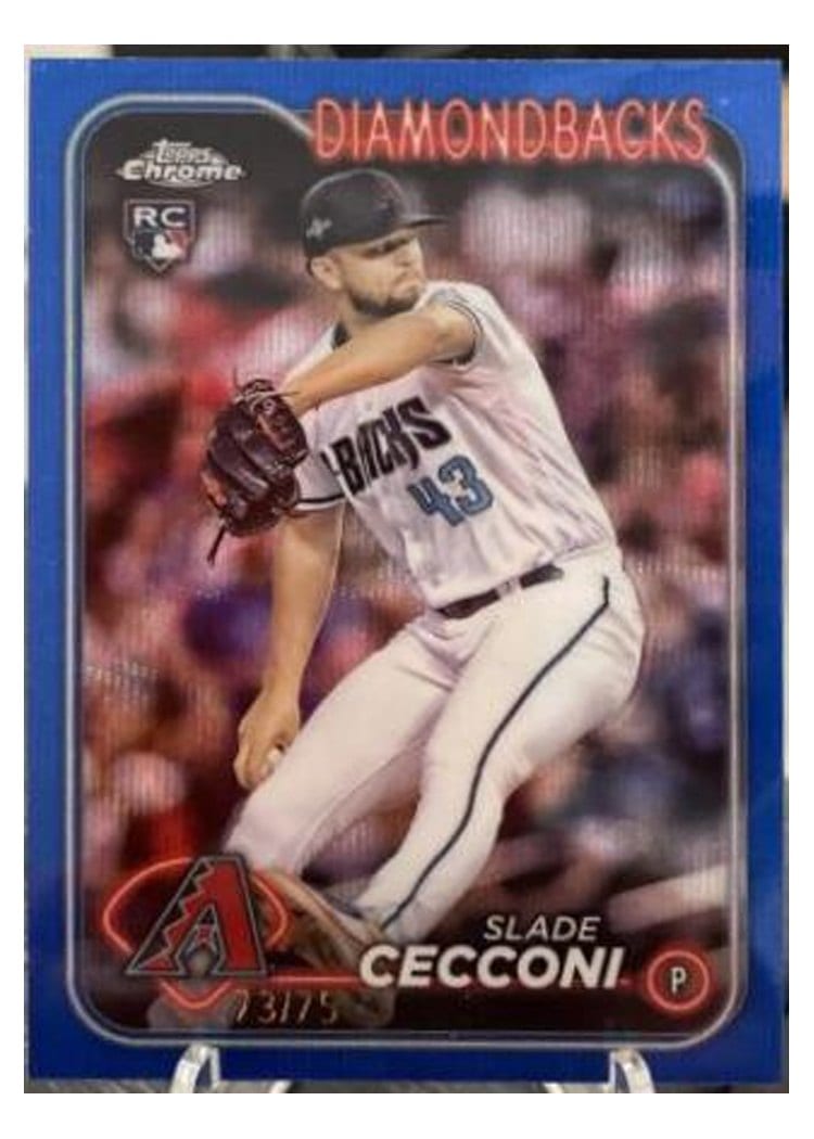 2024 Topps Chrome Slade Cecconi #77 card