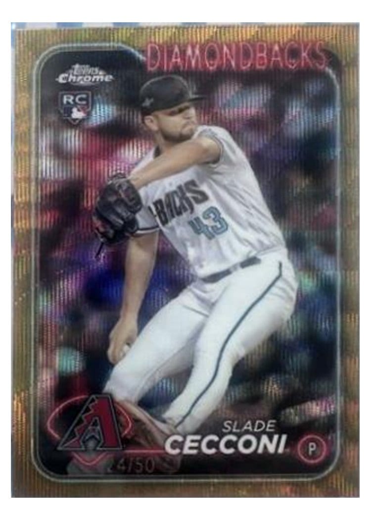 2024 Topps Chrome Slade Cecconi #77 card