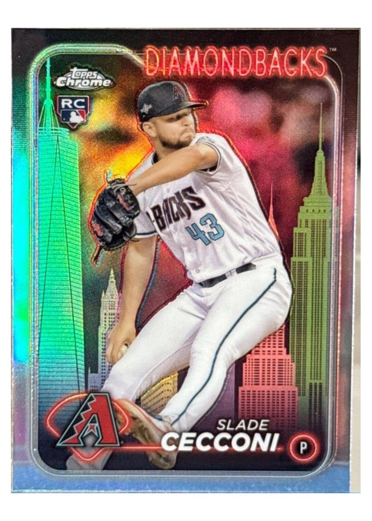 2024 Topps Chrome Slade Cecconi #77 card