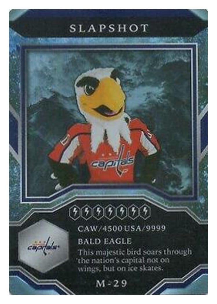 2021-22 Upper Deck MVP Mascot Gaming Cards Slapshot #M-29 card
