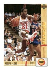 1991-92 Upper Deck Base Set Sleepy Floyd #252