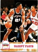 1993-94 Hoops Base Set Sleepy Floyd #404 card