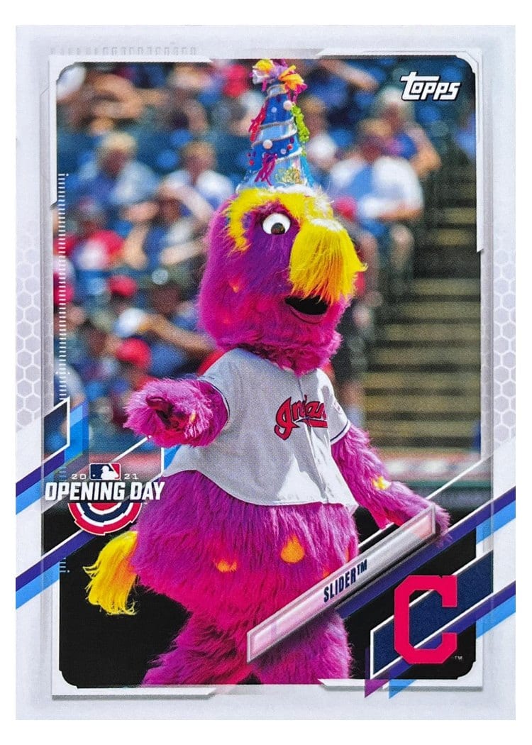 2021 Topps Opening Day Mascots Slider #M-12 card