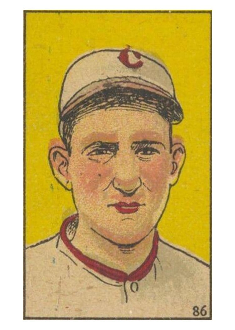 1919 W514 Slim Sallee Hand Cut #86 card
