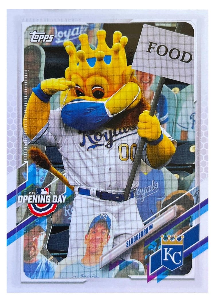 2021 Topps Opening Day Mascots Sluggerrr #M-7 card