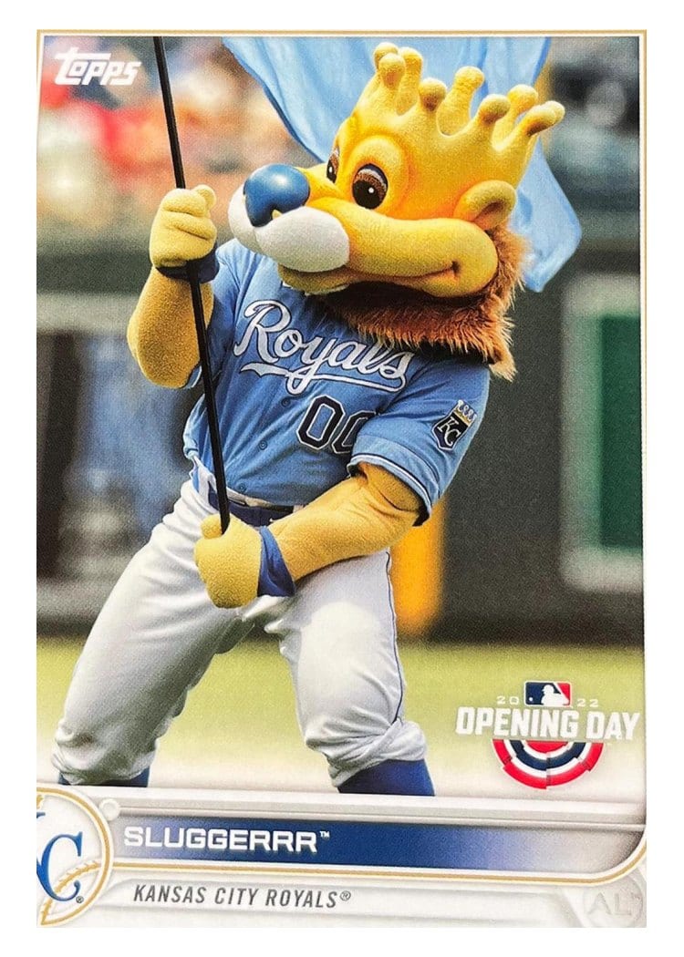 2022 Topps Opening Day Mascots Sluggerrr #M-10 card