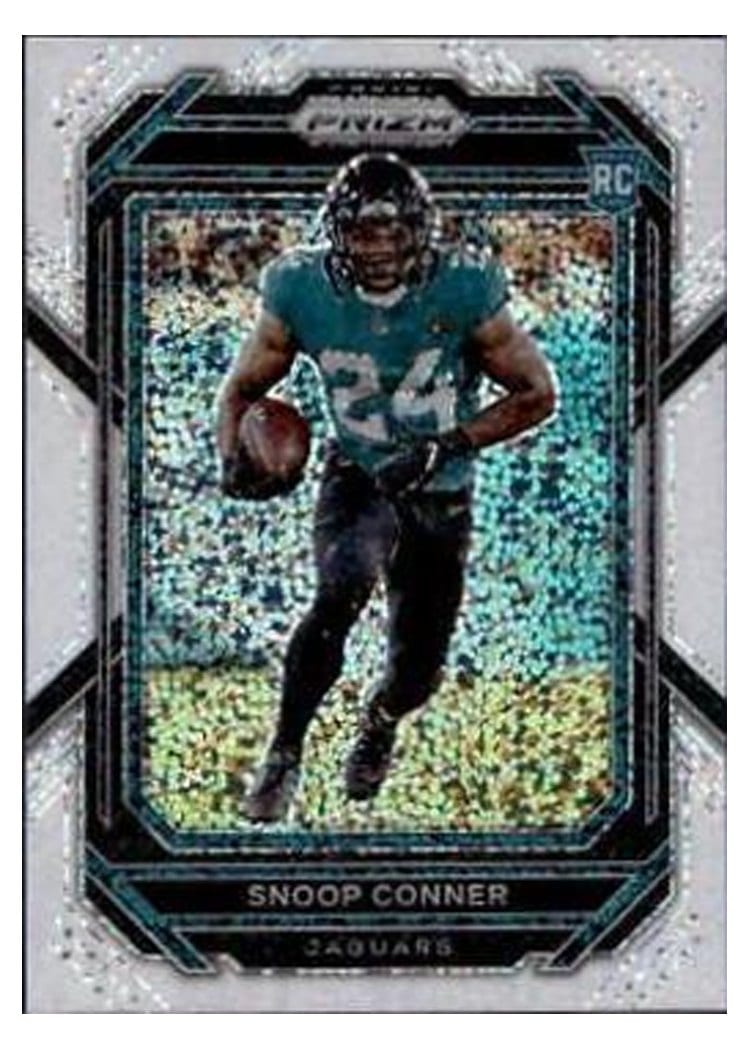 2022 Panini Prizm Base Set Snoop Conner White Sparkle #345 card