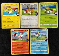 2020 Pokémon Futsal Collection Sobble on the Ball #5 card