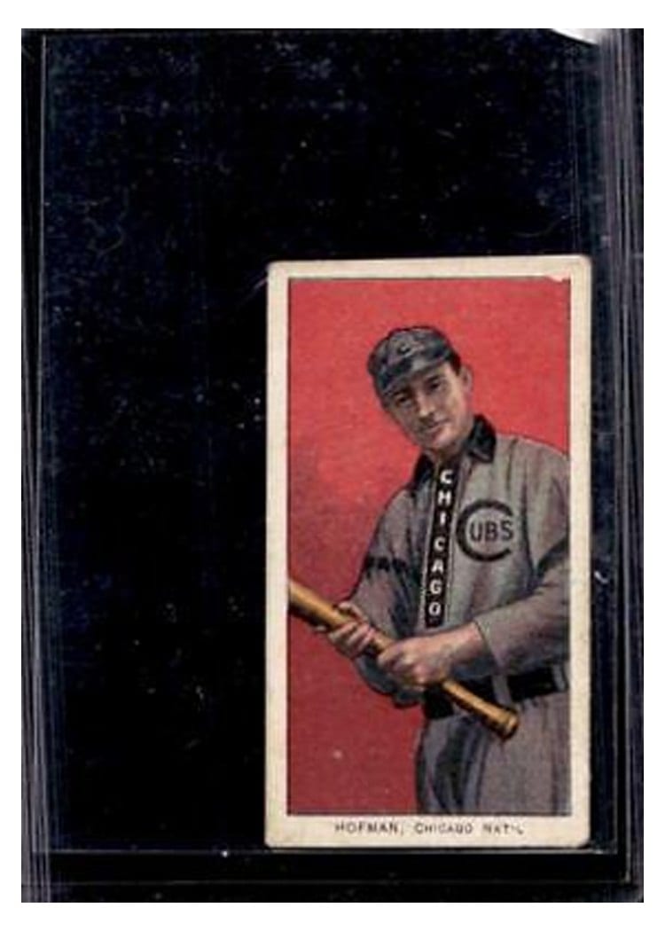 1909 T206 Old Mill Base Ball Subjects Solly Hofman card