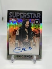 2026 Topps Chrome WWE 1986 Topps Autographs Solo Sikoa #86T-SS card