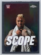 2026 Topps Chrome WWE Scope Solo Sikoa #SCO-19 card