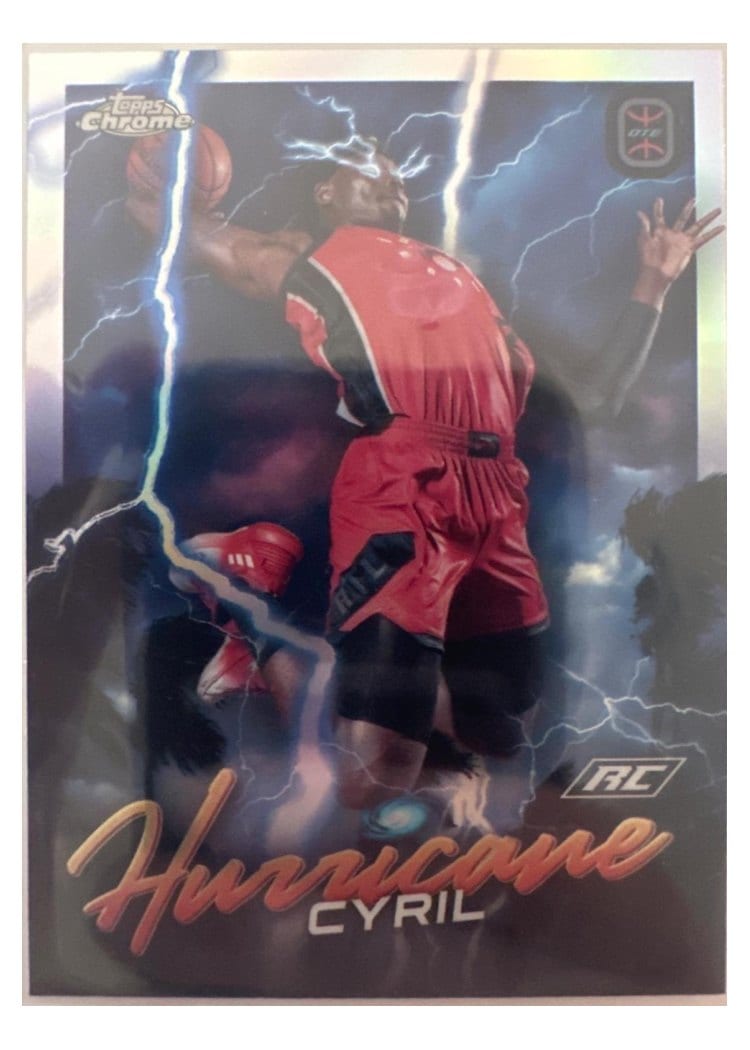 2022-23 Topps Chrome Sapphire Edition Overtime Elite Hurricane Somto Cyril #H-15 card