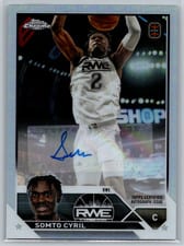 2023-24 Topps Chrome OTE Chrome Autographs Somto Cyril #A-SCA card
