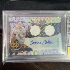 2024-25 Bowman's Best University Prospect Dual Relic Autographs Sonia Citron #PDRA-SC