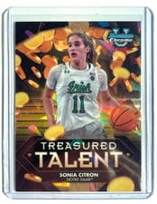 2024-25 Bowman University Chrome Sapphire Treasured Talent Sonia Citron #TT-9 card