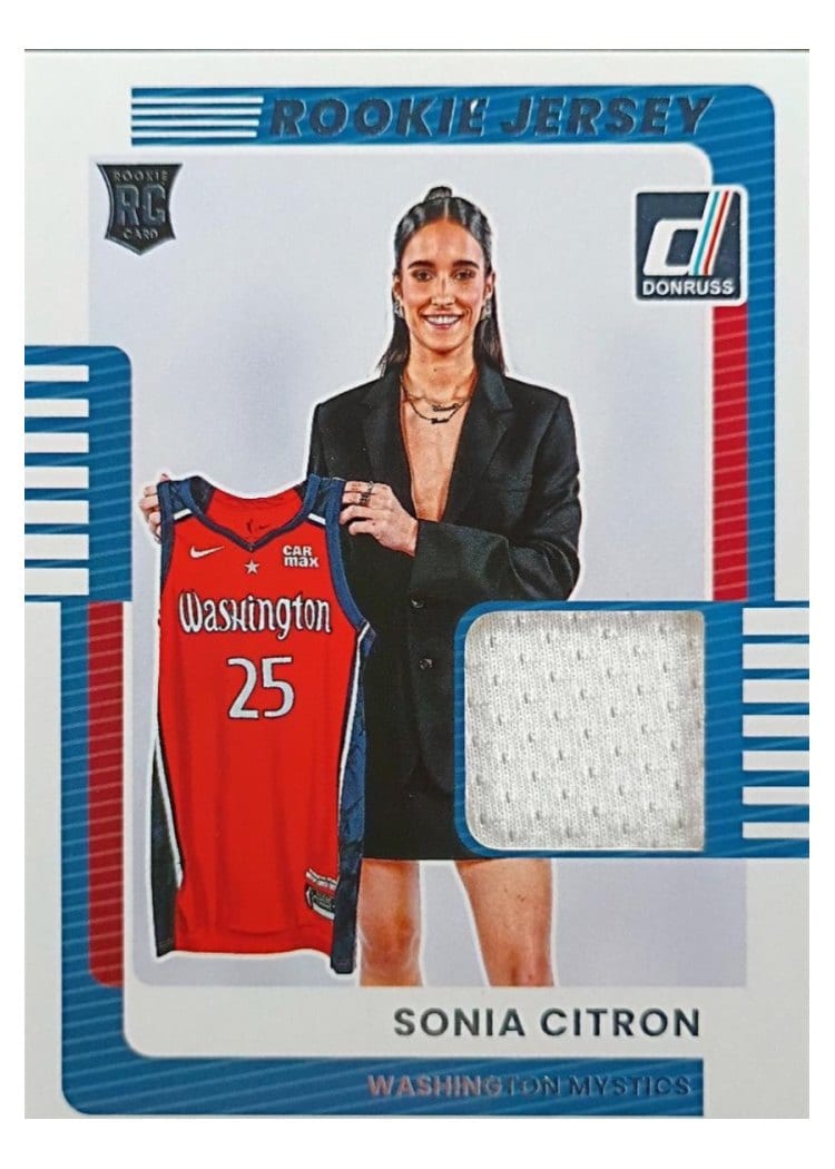 2025-26 Donruss WNBA Rookie Jersey Sonia Citron #15 card