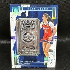 2025 Panini Impeccable WNBA Silver WNBA Logo Metal Bars Sonia Citron #20 card