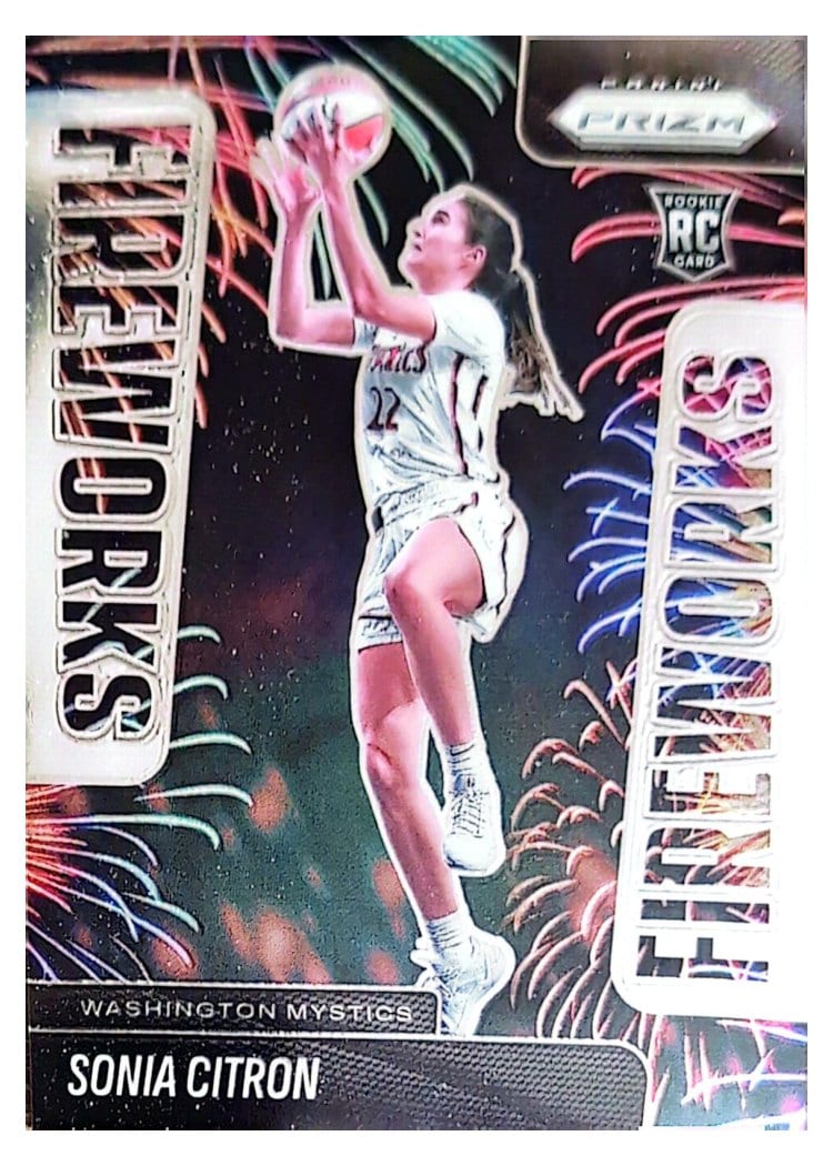 2025 Panini Prizm WNBA Fireworks Sonia Citron #15 card