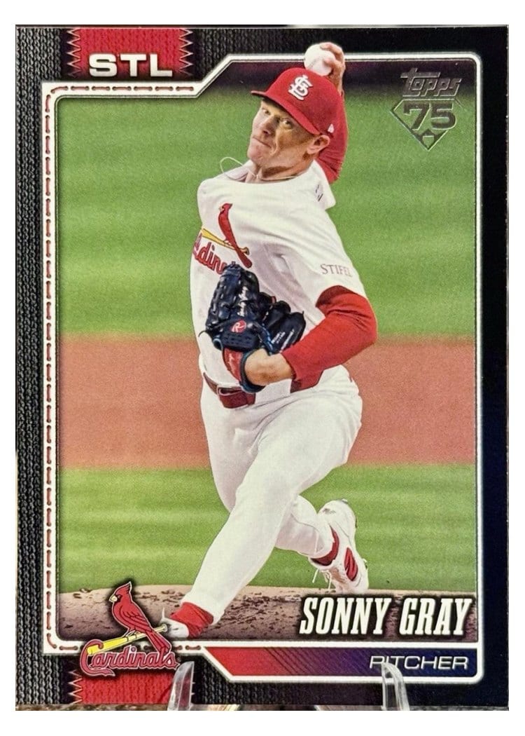 2026 Topps Base Set Sonny Gray Black Border #40 card