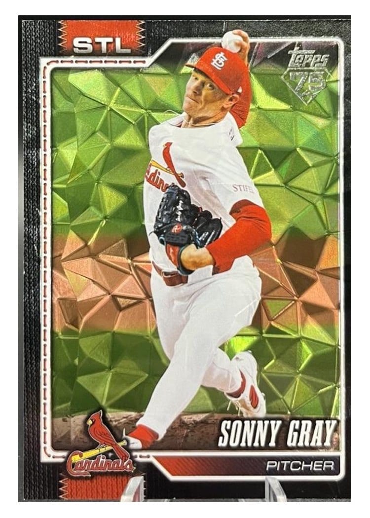 2026 Topps Base Set Sonny Gray Black Diamante #40 card