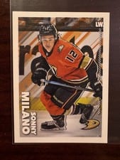 2022 Topps NHL Sticker Sonny Milano #6 card