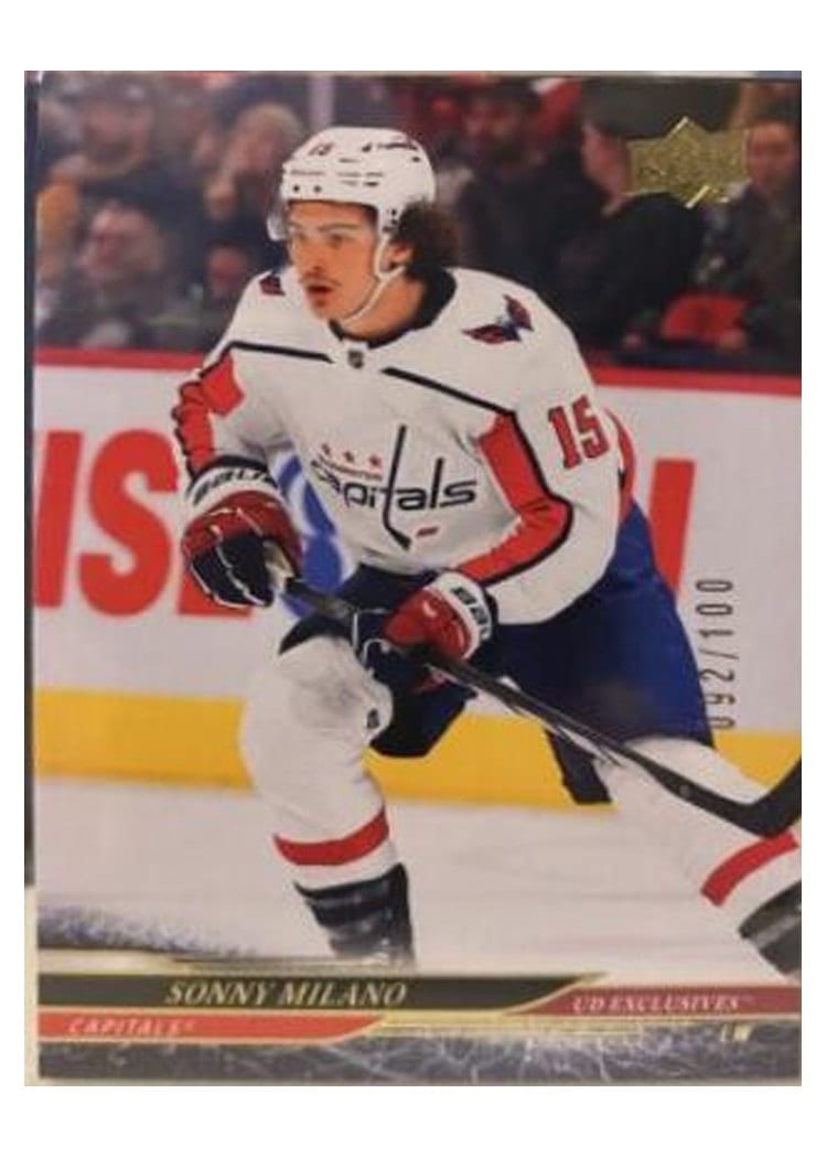 2024-25 Upper Deck Base Set Sonny Milano #190 card