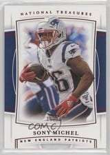 2019 Panini National Treasures Sony Michel #97 card