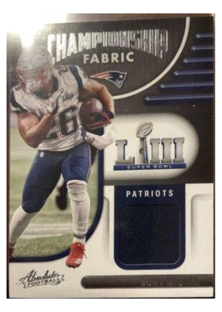 2022 Panini Absolute Championship Fabric Sony Michel #CF-4 card