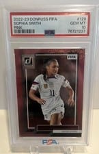 2022 Panini Donruss Sophia Smith Pink #129 card
