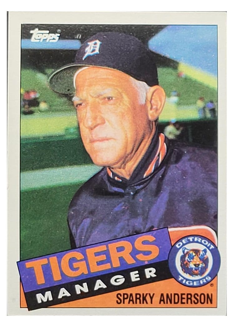 1985 Topps Sparky Anderson #307 card
