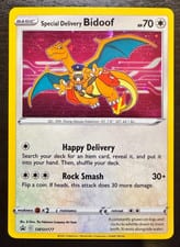 2019 SWSH Black Star Promos Special Delivery Bidoof #SWSH177 card
