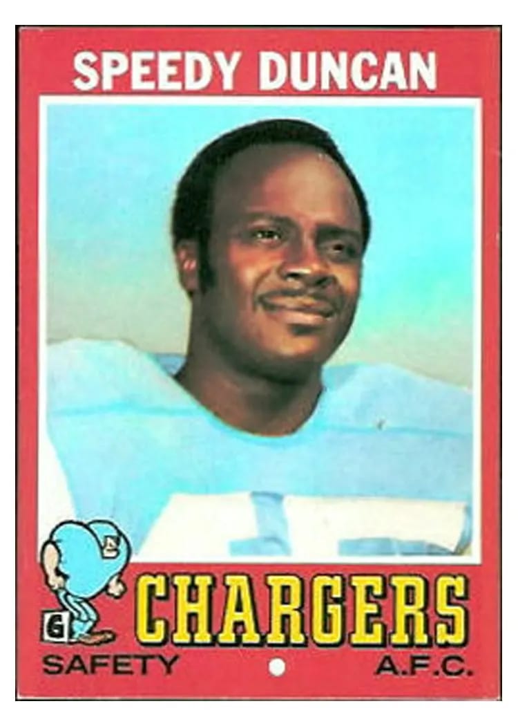 1971 Topps Speedy Duncan #148 card