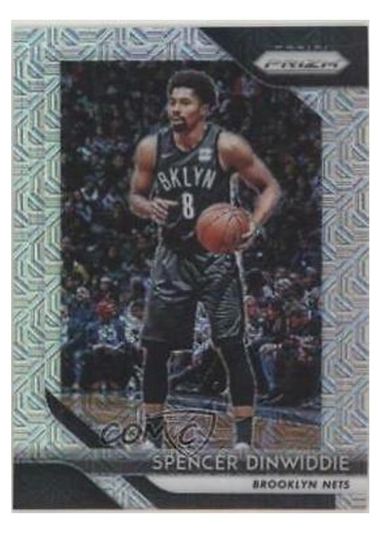 2018-19 Panini Prizm Base Set Spencer Dinwiddie #208 card