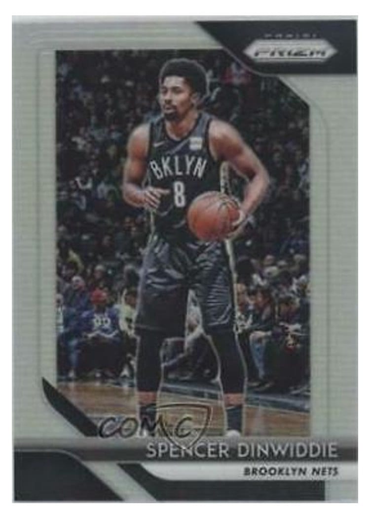 2018-19 Panini Prizm Base Set Spencer Dinwiddie #208 card