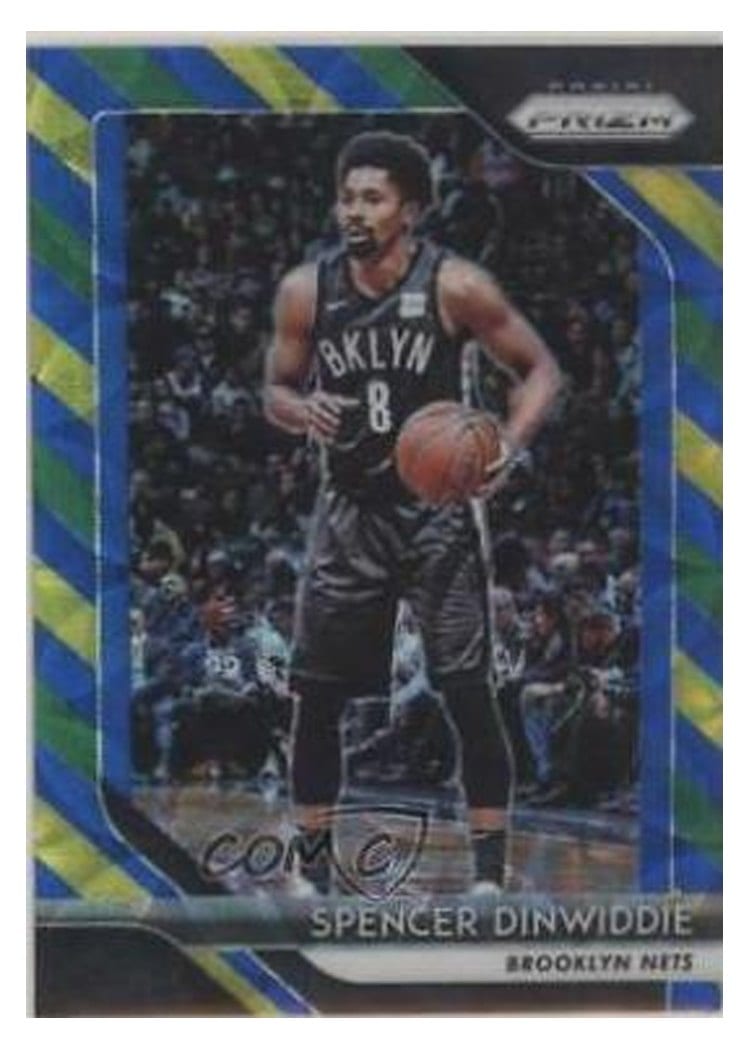2018-19 Panini Prizm Base Set Spencer Dinwiddie #208 card