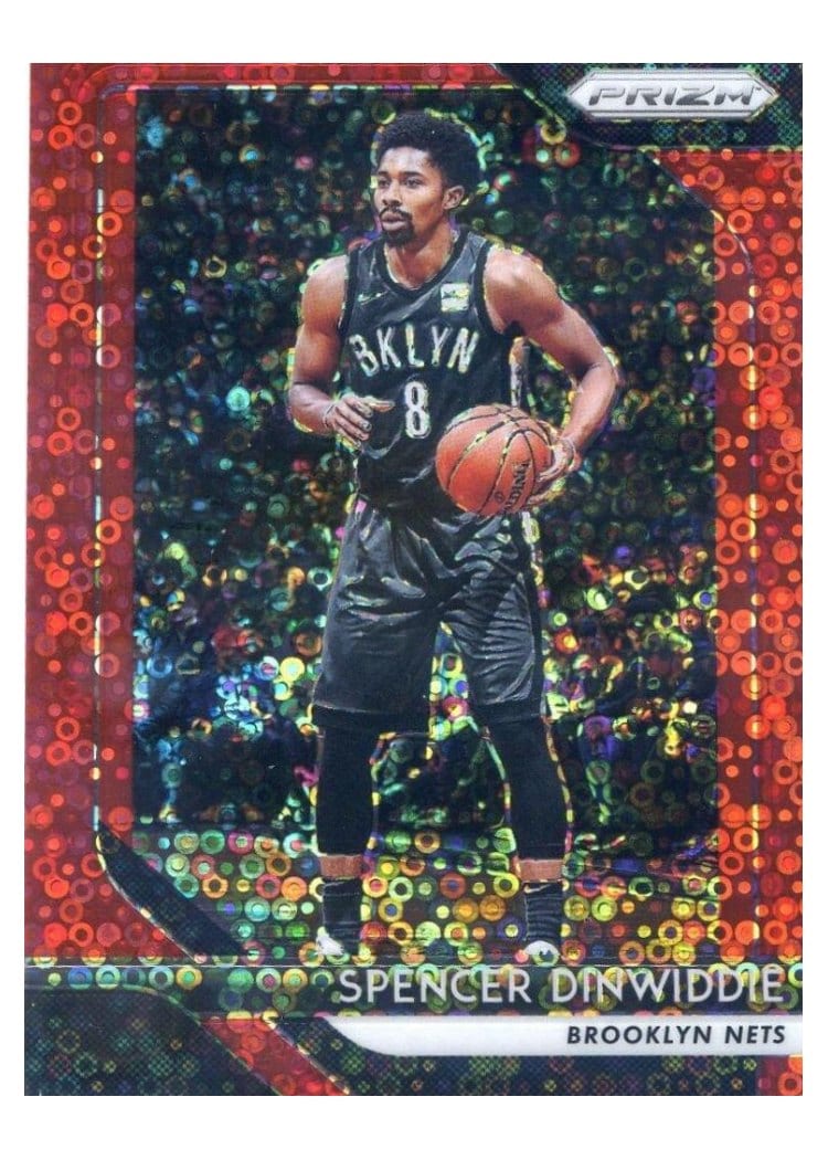 2018-19 Panini Prizm Base Set Spencer Dinwiddie #208 card
