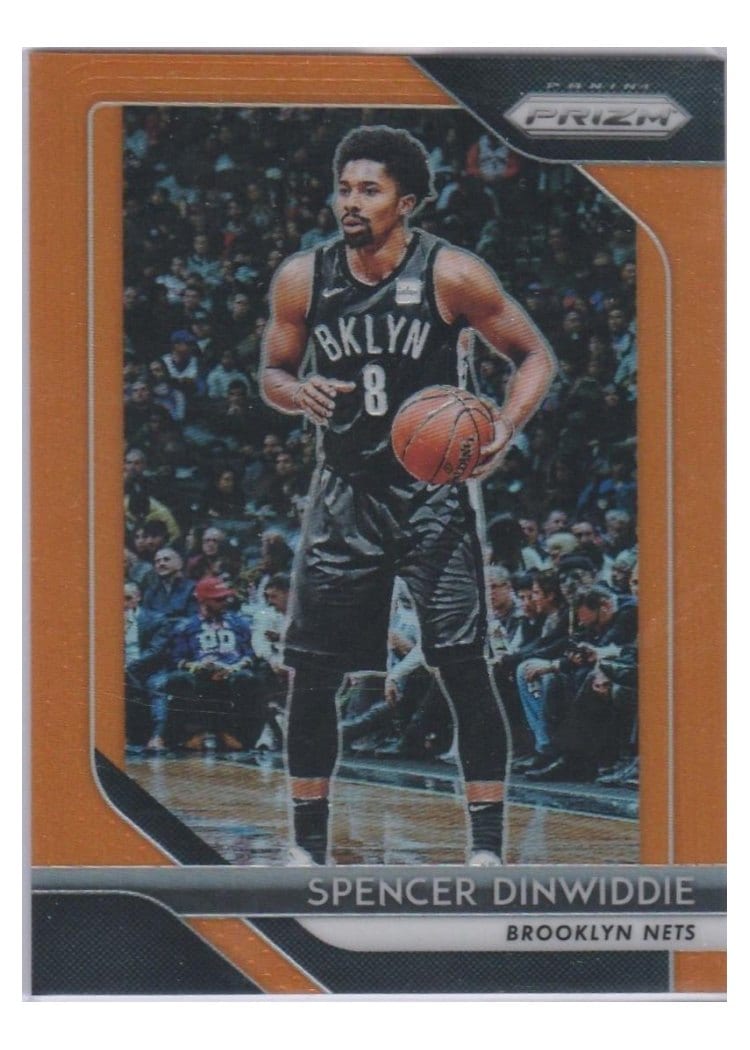 2018-19 Panini Prizm Base Set Spencer Dinwiddie #208 card