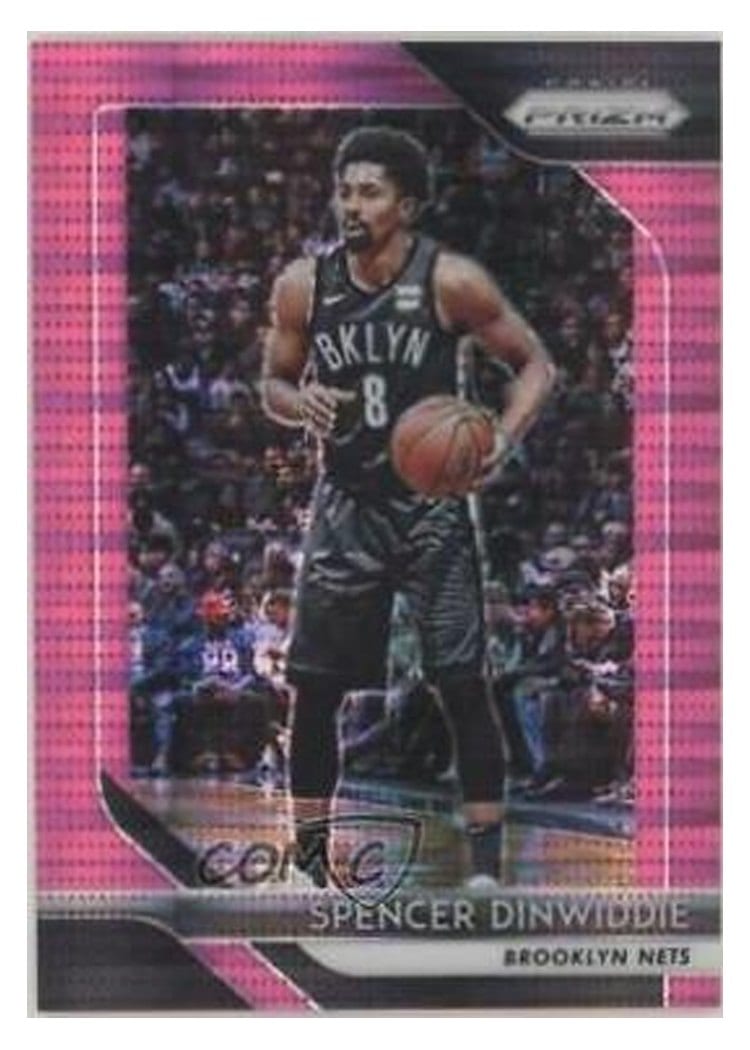 2018-19 Panini Prizm Base Set Spencer Dinwiddie #208 card