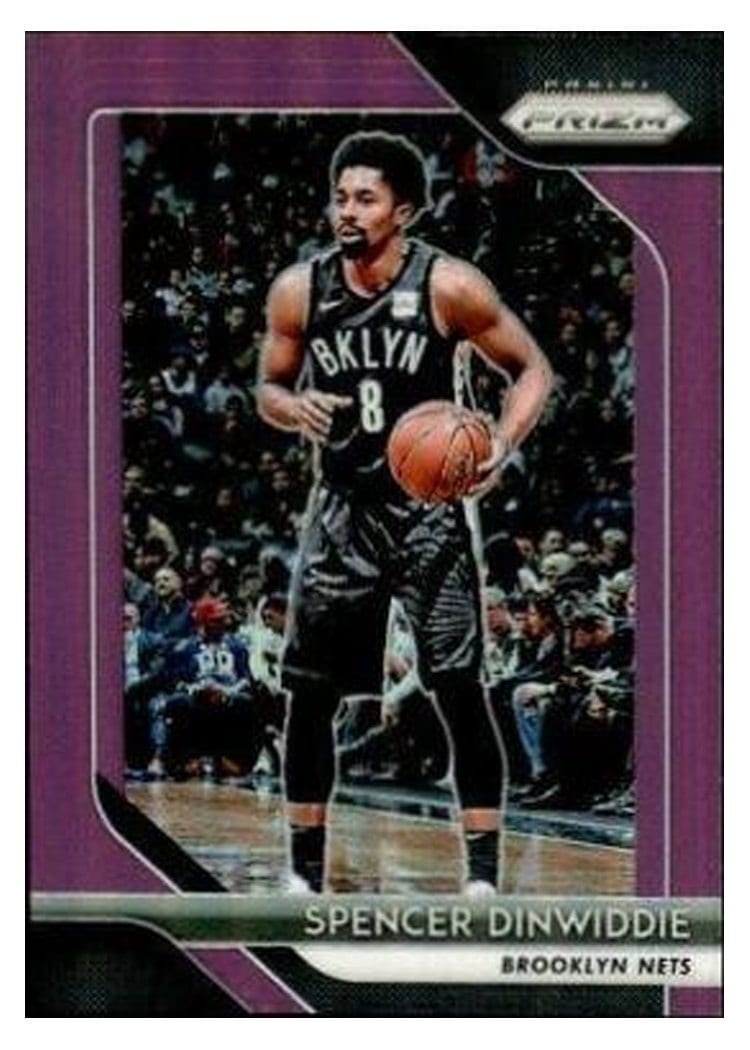 2018-19 Panini Prizm Base Set Spencer Dinwiddie #208 card