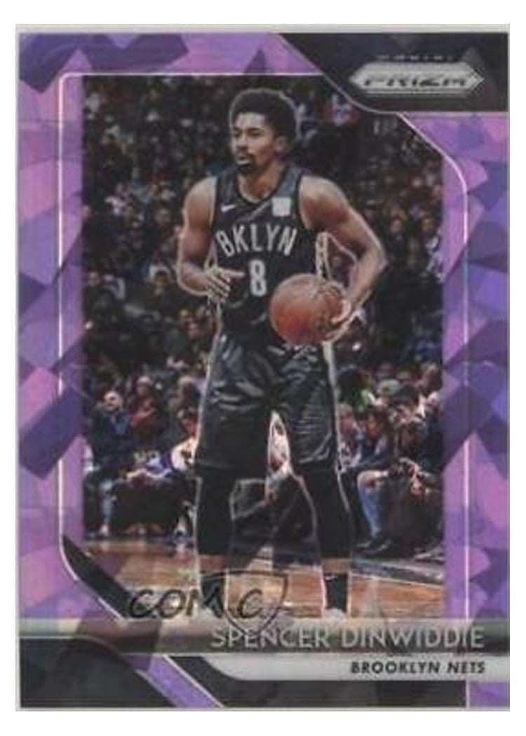 2018-19 Panini Prizm Base Set Spencer Dinwiddie #208 card