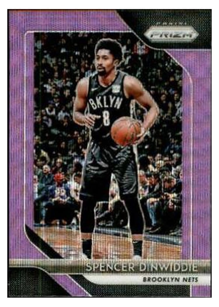 2018-19 Panini Prizm Base Set Spencer Dinwiddie #208 card