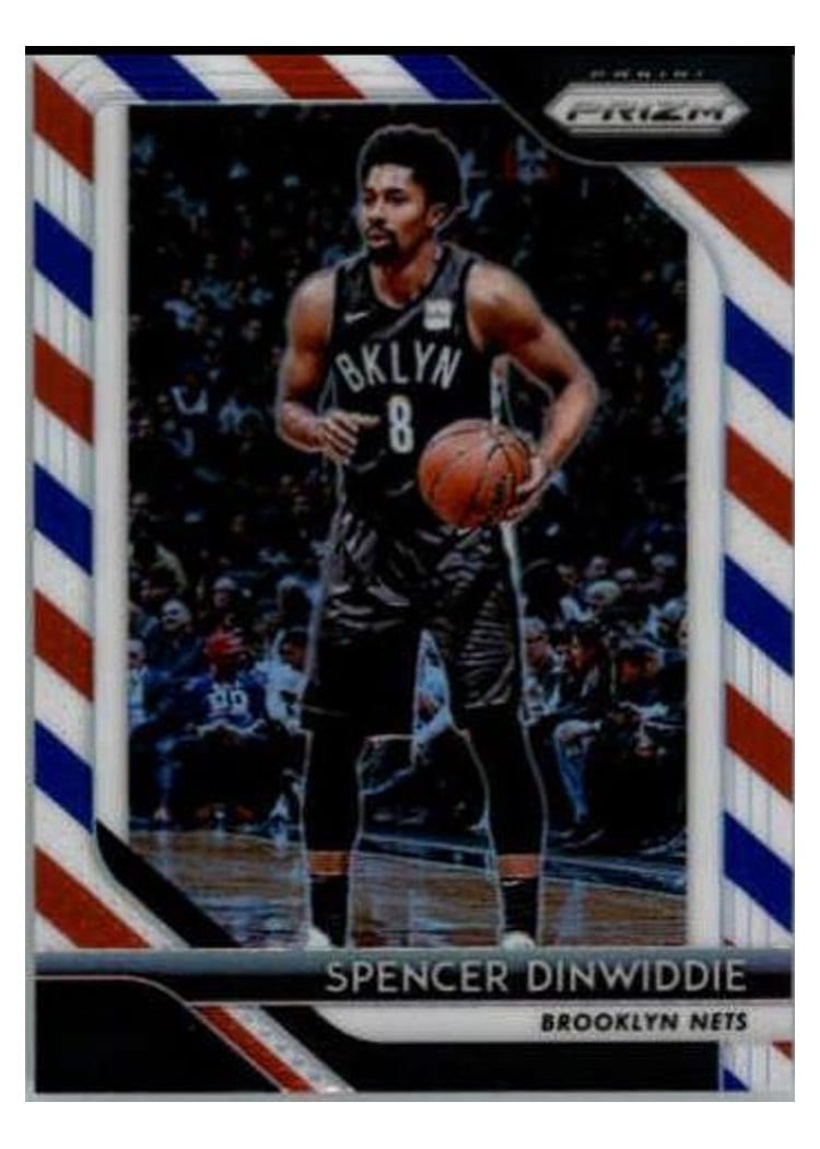 2018-19 Panini Prizm Base Set Spencer Dinwiddie #208 card
